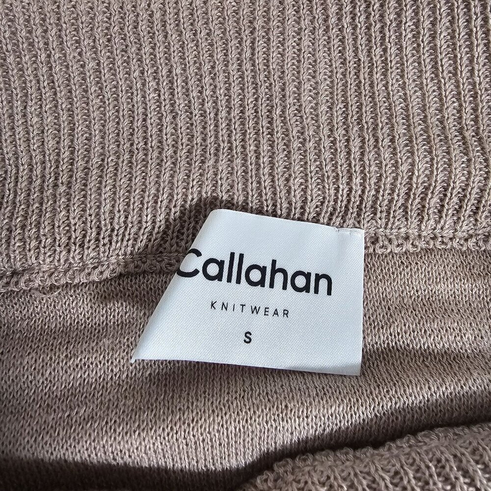 Callahan Knitwear Genny Skirt Electric Purple Brown Cotton Women's Small NWT - Picture 5 of 11